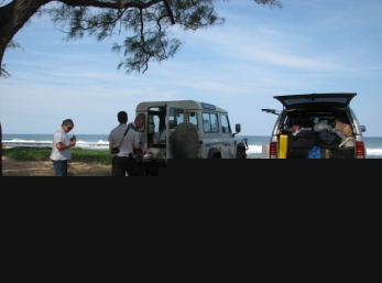 Lunch on Xai Xai beach